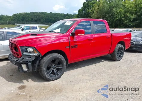 2018 Ram 1500 Sport 4X4 5'7 Box из США, поврежденный, VIN 1C6RR7MT7JS259995